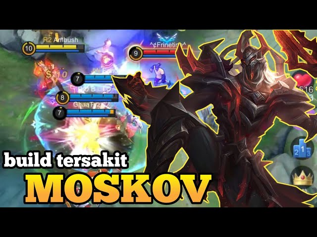 BUILD MOSKOV TERSAKIT 2023, KETEMU BRODY SIH GAMPANG MENANG, MOBILE LEGENDS