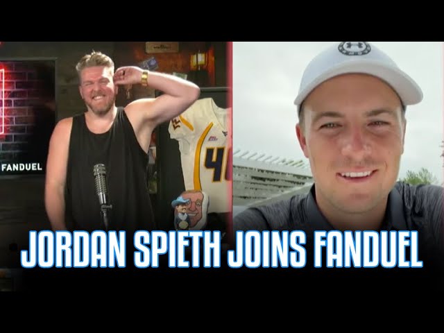 Jordan Spieth on FanDuel Partnership, PGA Playoffs, Math Teacher Caddy | The Pat McAfee Show