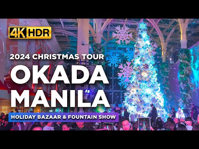 2024 OKADA MANILA Christmas Tour | FREE Entrance to the Christmas Village and Fountain Show!