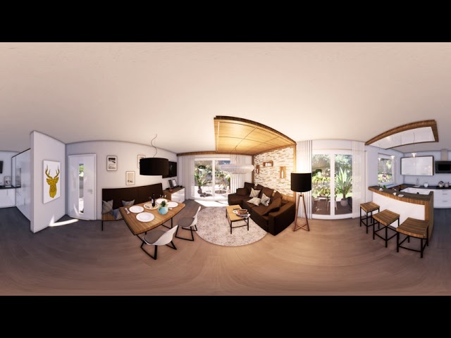 360 Animation of Interior Scene