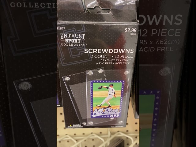 Screwdowns For Sports Cards?