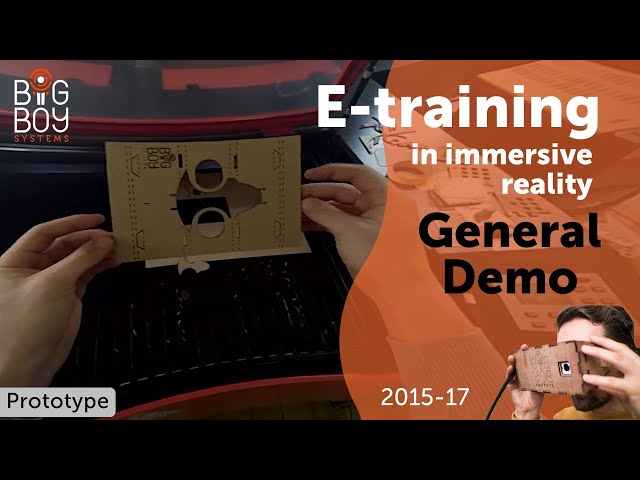 E-Training in Immersive Reality - General Demo - 2015-2017 [Archive]