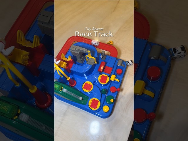 🚗 Thrilling Race Car Track Set | Fun Rescue Missions for Kids! 🚑✨