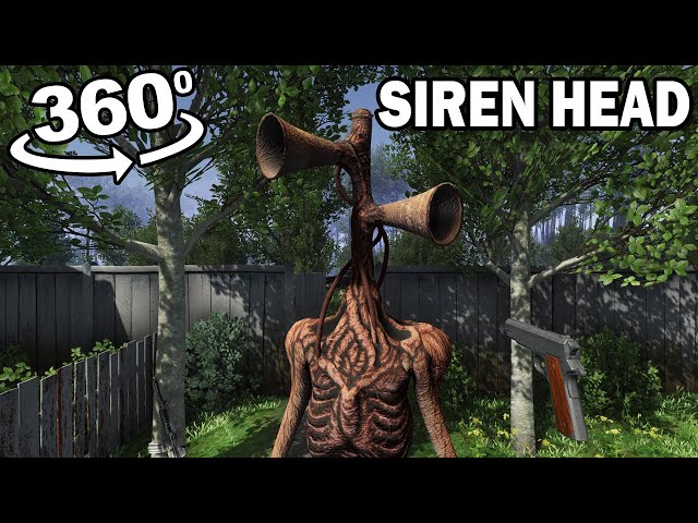 Sirenhead In The Forest 360 VR Video Film 11 || Funny Horror Animation ||