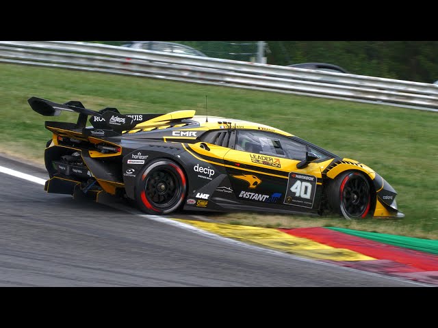 24H Spa 2023 - Lamborghini Super Trofeo - CRASHES, SPINS + ACTION