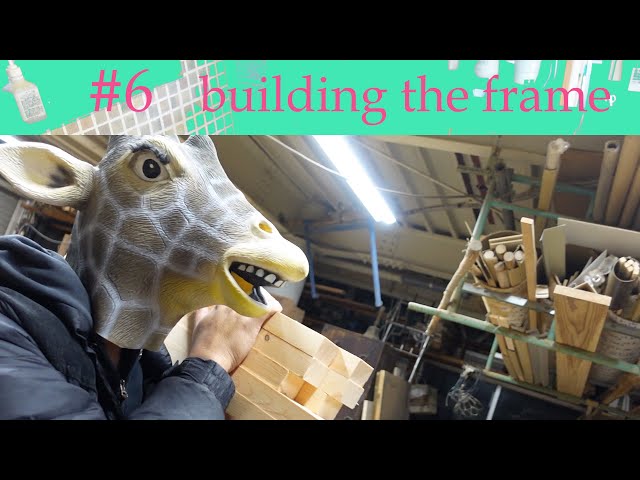 Remodeling the kitchen  episode 6  building the frame ・・・continued