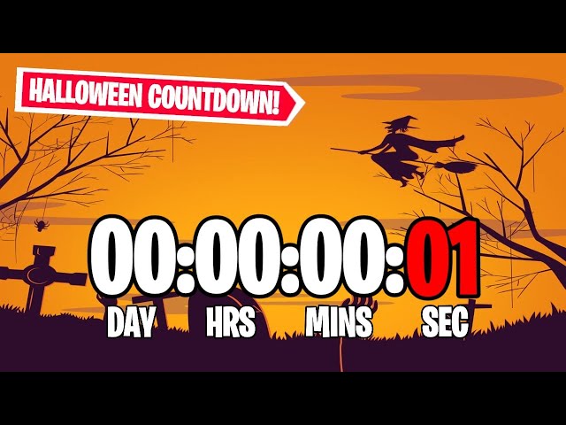 🎃HALLOWEEN🎃 COUNTDOWN 2025 LIVE🔴 24/7, How Many Days Till Halloween?