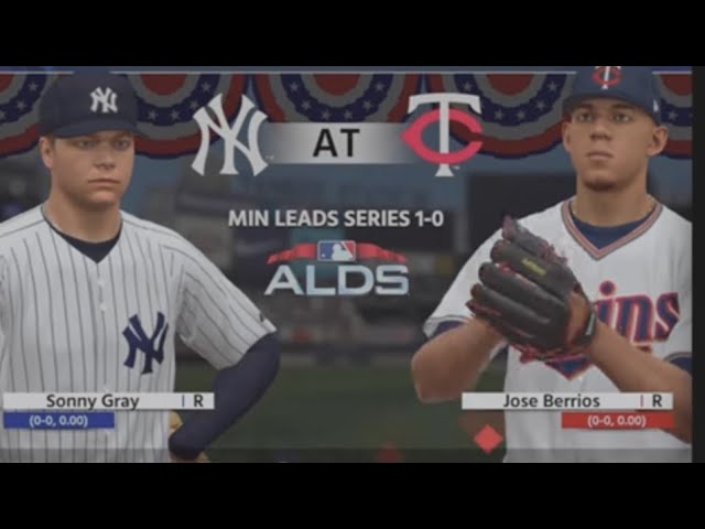 MLB 2021 ALDS Game 2 Yankees vs Twims (PS4)