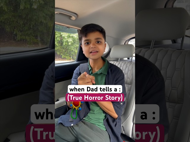 when Dad tells a True Horror Story😰| #shorts #youtubeshorts #sillydeepak #youtubeindia