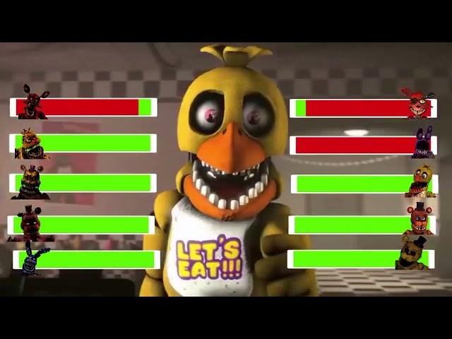 [SFM FNaF] Top 5 FNAF vs FIGHT Animations WITH Healthbars (Jun 2024)