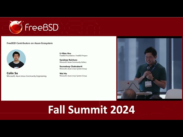 Fall 2024 FreeBSD Summit - Empowering FreeBSD with Azure DevOps