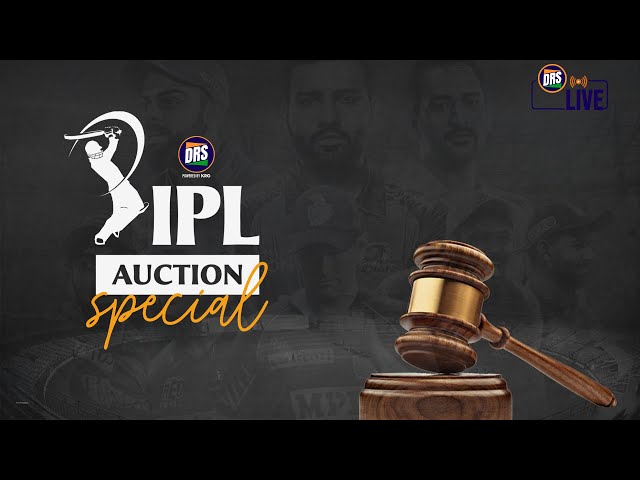 🔥  IPL Auction Special | DRS Live 🏏