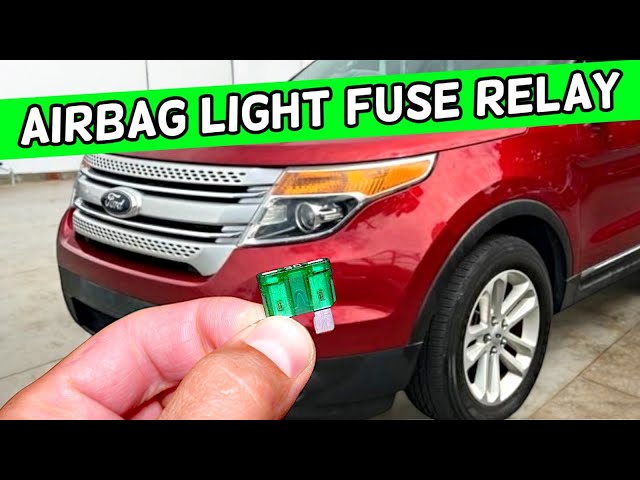 Ford Explorer Airbag Light Fuse Relay, Air Bag Light Fuse Location Replacement 2011 2012 2013 2014 2