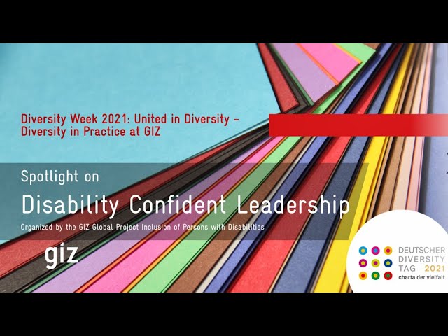 Diversity Week 2021  Executive Roundtable on Disability Confident Leadership