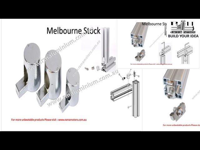 T-slotted Aluminium profile ,How to Use Build in connector/Anchor and End fasteners