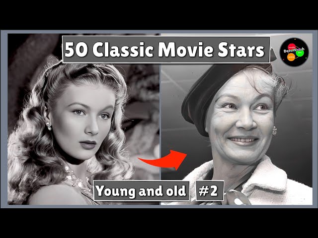 50 Classic Movie Stars Transformation - Young to Old (Part 2)