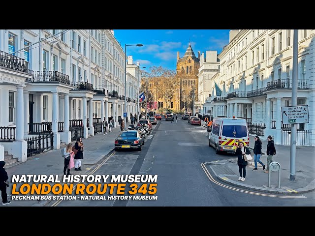 A unique view of London's Streets: Aboard London Bus 345 from Southeast to Kensington, West London 🚌