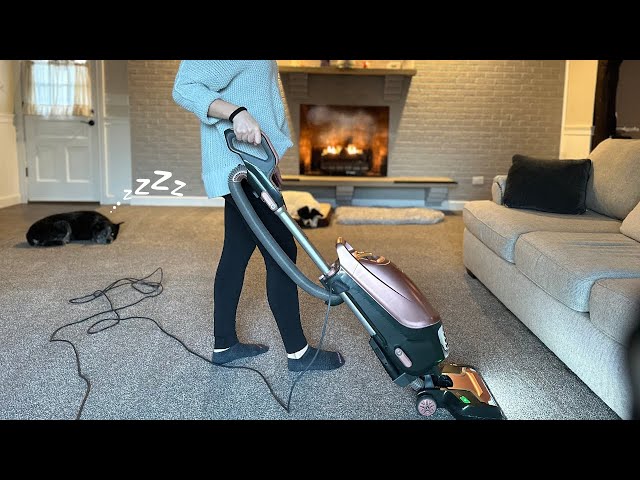 8 Hour Kenmore Vacuum Cleaner Sound for Sleep | Cozy White Noise ASMR (feat. Playful Pup vs. Vacuum)