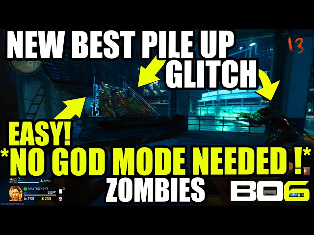 BO6 ZOMBIES GLITCH: NEW EARLY EASY PILE UP GLITCH BO6 ZOMBIES * No God Mode Needed!* BO6 Camo Glitch