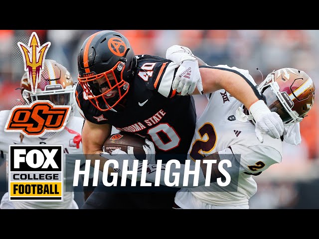 Arizona State Sun Devils vs. Oklahoma State Cowboys Highlights | FOX College Football