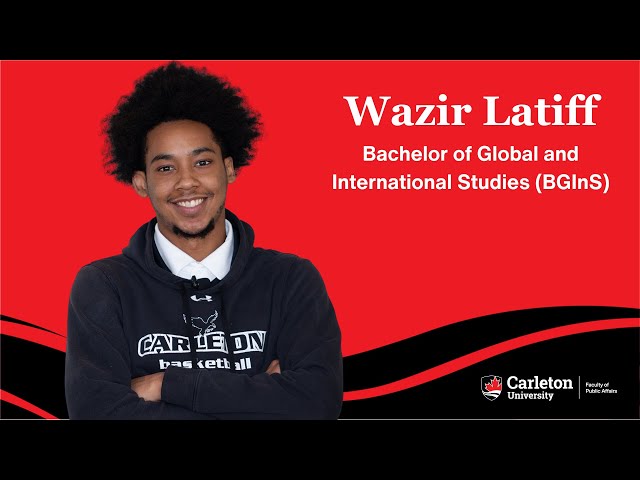 Wazir Latiff, BGInS, Carleton Raven's Men's Basketball