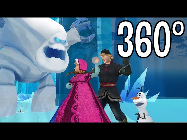 Frozen (360° Video): "It is Not Nice to Throw People Scene" Funny