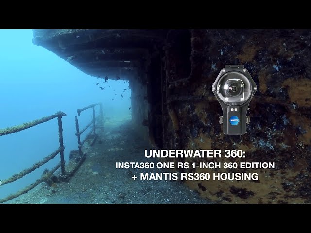 Wreck of HMNZS Canterbury in NZ (360 2D 4K) | Insta360 ONE RS 1-Inch 360 Edition | Mantis housing