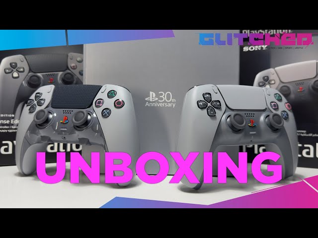 PlayStation 30th Anniversary DualSense Edge and DualSense Unboxing