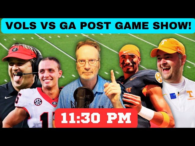 VOLS VS GEORGIA, TENNESSEE FOOTBALL, GEORGIA FOOTBALL, VOLS FOOTBALL, SPORTS TALK J,