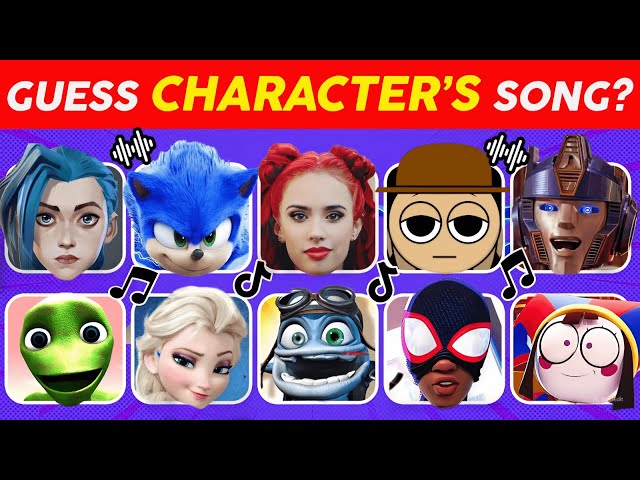 Guess The CHARACTER by SONG? | Red, Sonic, Elsa, Incredibox Sprunki, Transformers