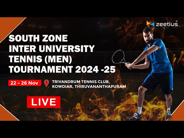 Day 1 - Court 7 - SOUTH ZONE INTER UNIVERSITY TENNIS (MEN) TOURNAMENT 2024-25