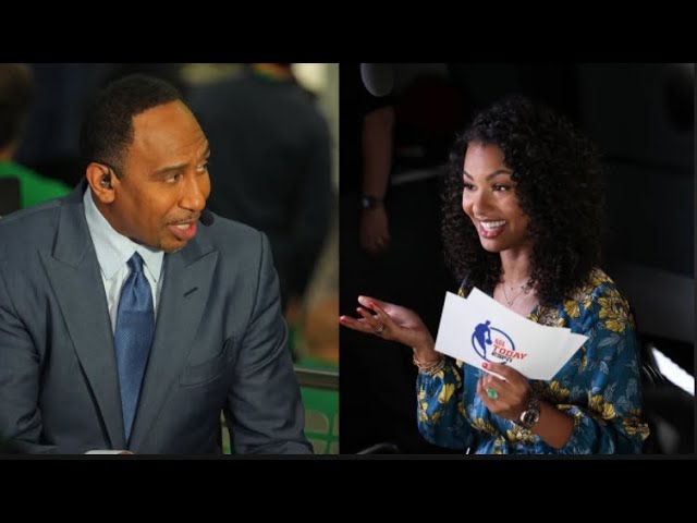 Stephen A Smith and Malika Andrews on some 304 Chit.