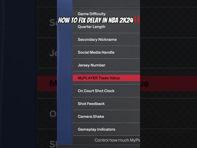 How to fix delay in NBA 2K24‼️