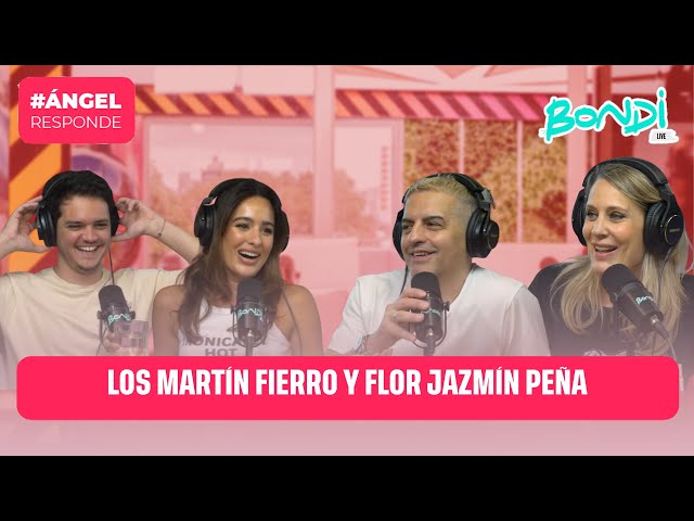 LOS MARTÍN FIERRO Y FLOR JAZMÍN PEÑA | ÁNGEL RESPONDE 22/10