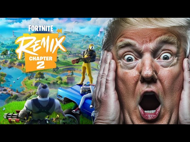 Presidents Battle Royale: Trump, Obama, Bush, and Biden play Fortnite Chapter 2 Remix!