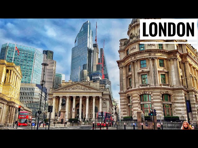 2022 London Walking Tour Highlights  - 4KHDR