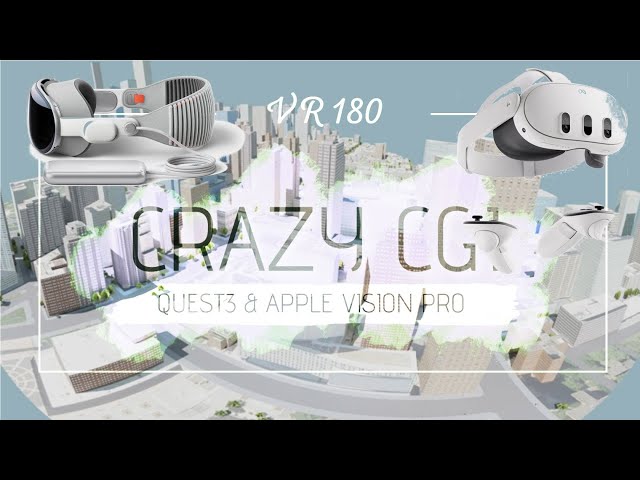 VR180 Crazy fun nice CGI Compilation Quest3 Video VR VIDEO 360