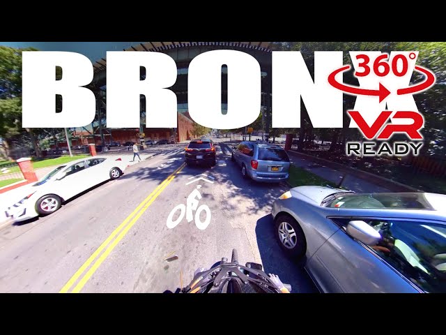 VR 360° NYC Virtual Cycling - Highbridge | Concourse | Bronx New York City