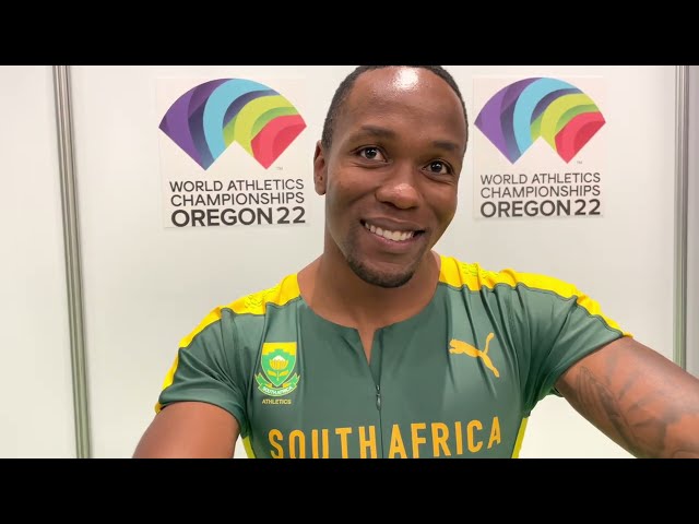 Akani Simbine is Motivated by Young African Talent in the Sprints After 5th in Oregon 2022 100m Dash