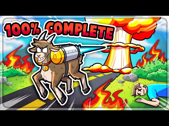 I 100% Completed Goat Simulator Remastered (Goatville)