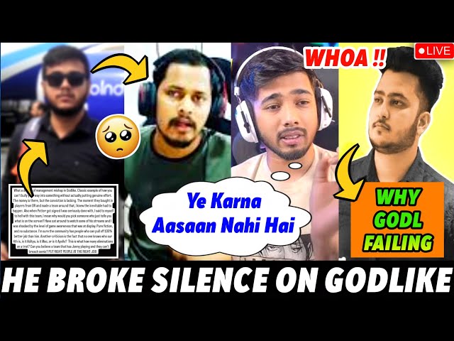 This Person Broke Silence on Godlike, Why GodLike Failing - Hrishav, Total Gaming Face Reveal -Scout