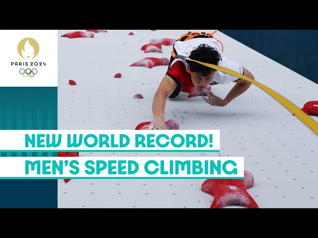 World Record for Watson! | Men's Speed Climbing 🧗 | #Paris2024 Highlights