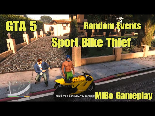 GTA 5 Sport Bike Thief Random Events