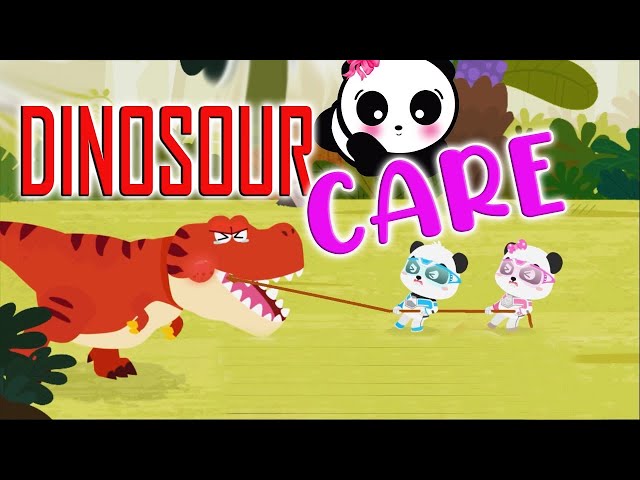 Little Panda Dinosaur Care | Baby Panda Dinosaur World | Babybus Game | Kiddly TV