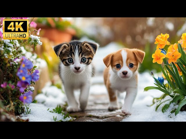 Baby Animals - The Dreamy World Of Lovely Animals With Gentle Relaxing Music, Colorful Animal Life