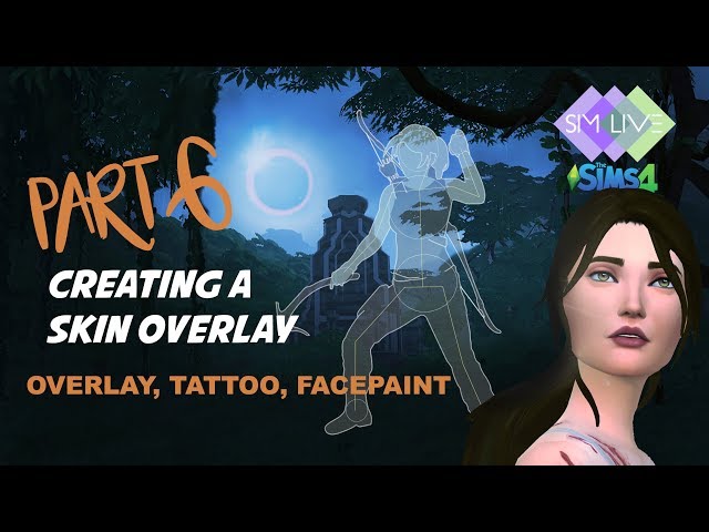 Creating a Skin Overlay in Photoshop for Sims 4 Part 6 Shadow of the Tomb Raider