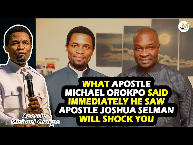 WATCH HOW APOSTLE MICHEAL REACTED IMMEDIATELY HE SAW APOSTLE JOSHUA SELMAN-WHAT DO YOU THINK ???