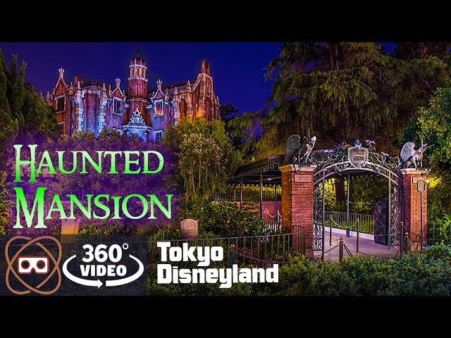 [5K 360] Tokyo Disney Haunted Mansion - Full 360° POV