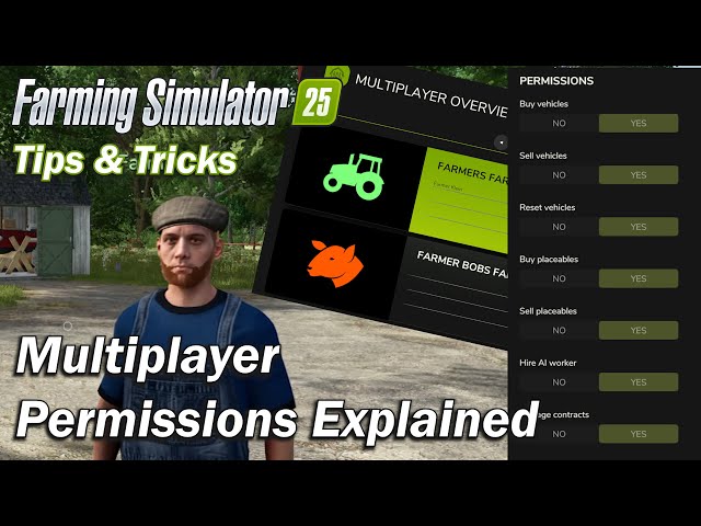 Multiplayer Permissions Explained for Farming Simulator 25