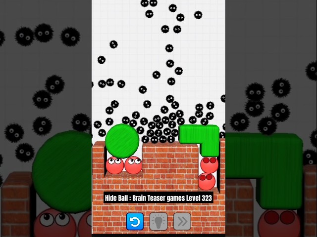 Hide Ball : Brain Teaser games Level 323 #hideball #videogames